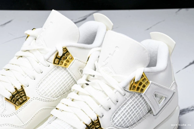 4 Gold Retro Jordan Metallic AQ9129-170 0707